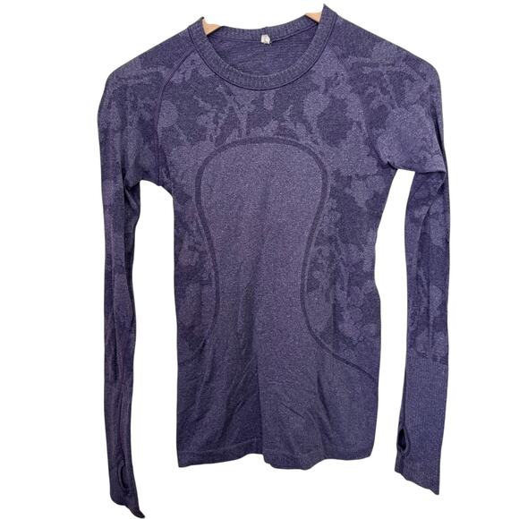 Lululemon Run Swiftly Tech Long Sleeve Special Edition Concord Grape Size 4 - Picture 1 of 8